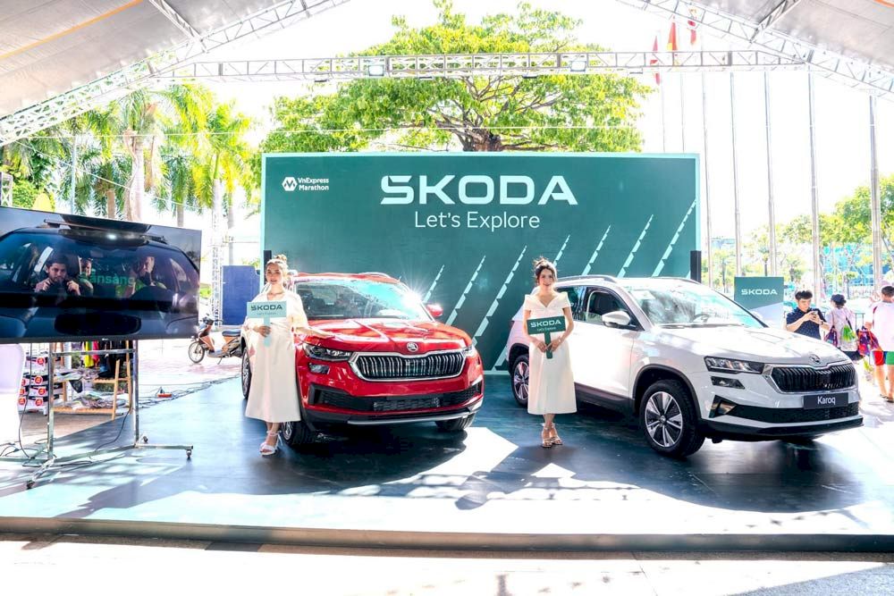 Skoda Việt Nam đồng hành VNExpress Marathon Da Nang Midnight 2024