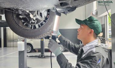 LƯU Ý KIỂM TRA XE Ô TÔ SAU KHI ĐI VÀO VÙNG NGẬP NƯỚC | SKODA THĂNG LONG