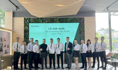 Skoda Thăng Long vinh danh Đại sứ Thương hiệu Skoda Quý II
