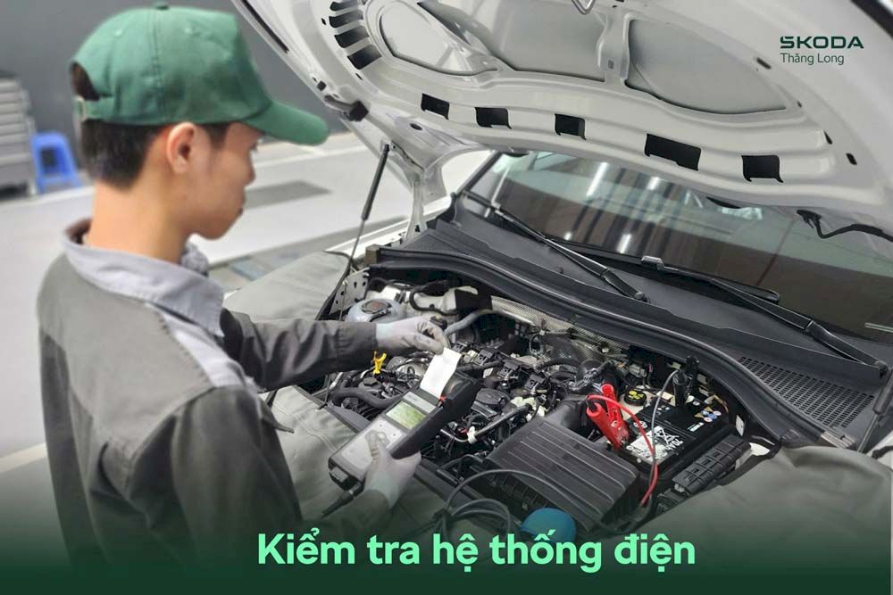 XƯỞNG DỊCH VỤ SKODA THĂNG LONG: KIỂM TRA XE MIỄN PHÍ SAU MƯA BÃO
