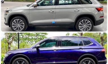So sánh chất Âu của Skoda Kodiaq và Volkswagen Tiguan