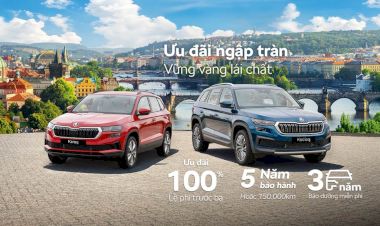 Cập nhập giá xe Skoda tháng 10/2024: Khuyến mãi 100% phí trước bạ