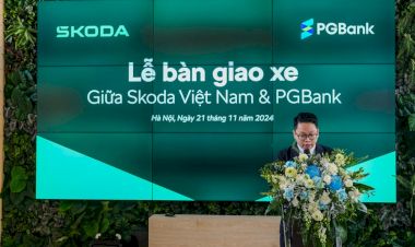 SKODA THĂNG LONG BÀN GIAO 22 XE TỚI ĐỐI TÁC CHIẾN LƯỢC PGBANK