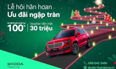 Đón Giáng Sinh, rinh quà khủng khi mua xe Skoda | Skoda Thăng Long