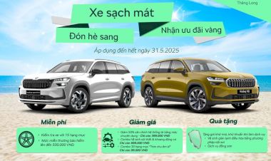 Cùng Xưởng dịch vụ Skoda Thăng Long: Chăm xe yêu- Đón hè tới