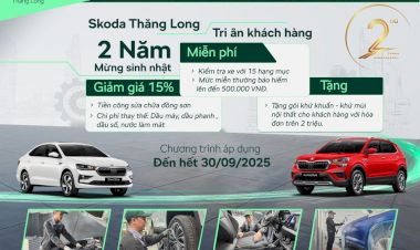 TRI ÂN KHÁCH HÀNG - MỪNG SINH NHẬT SKODA THĂNG LONG