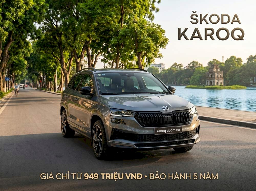 Giá xe Skoda Karoq tháng 6/2026: Ưu đãi tới 60 triệu đồng, SUV Châu Âu đáng chú ý